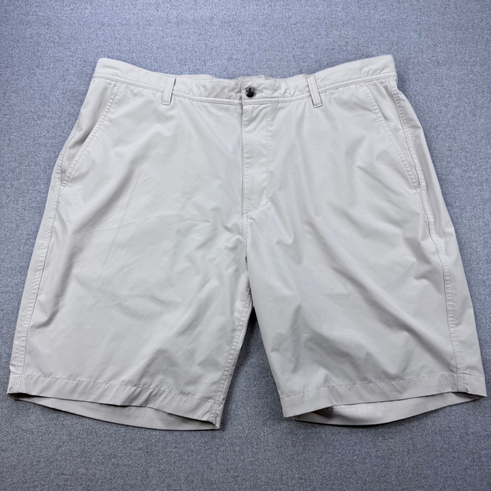 FootJoy Golf Shorts‎ Mens 40 Beige Lightweight Performance Stretch Flat Front